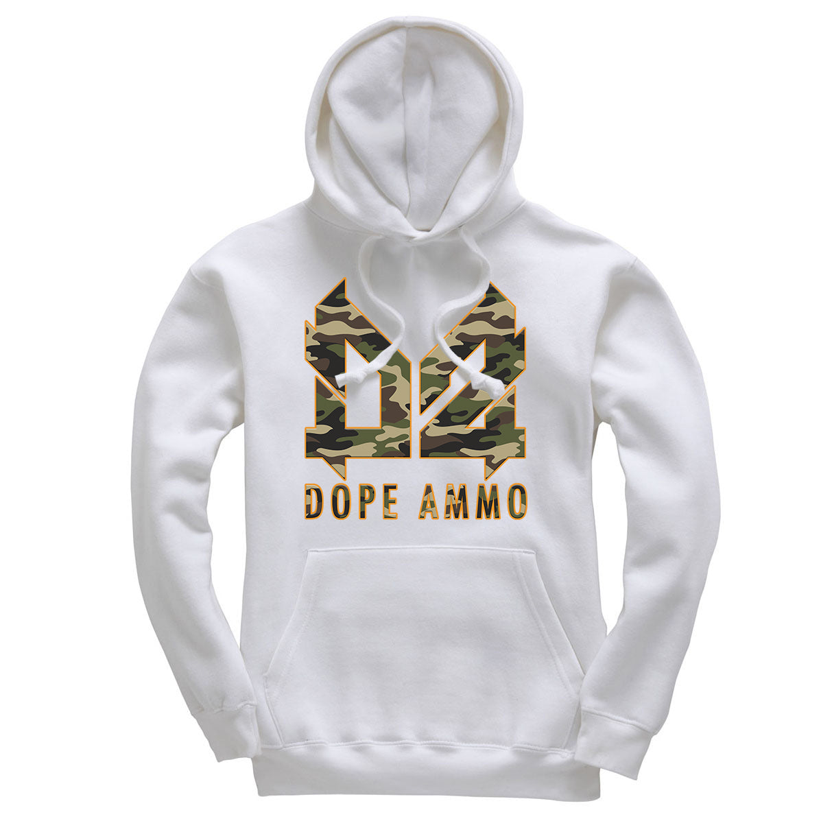 Dope Ammo Camo Hoodie - White