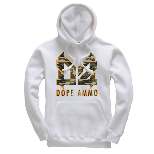 Dope Ammo Camo Hoodie - White