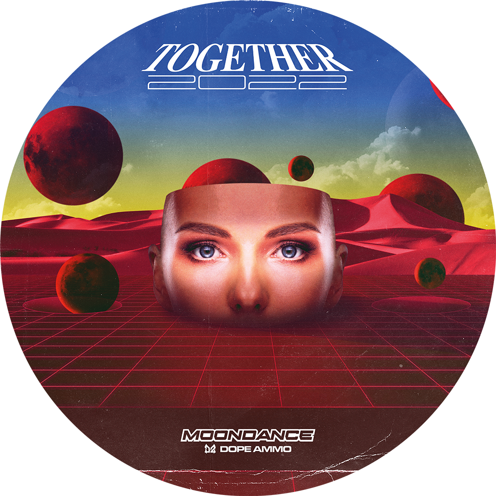 Moondance x Dope Ammo - TOGETHER 2022 - Slipmats (design 2)