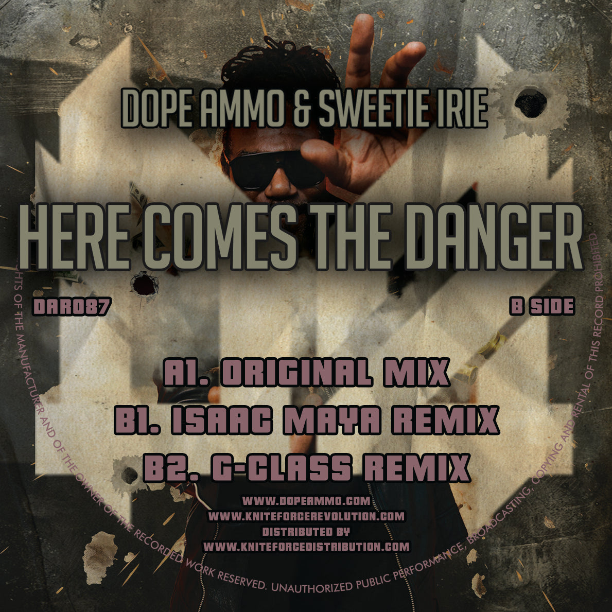 Dope Ammo & Sweetie Irie - Here Comes The Danger - Limited Edition 12" Vinyl