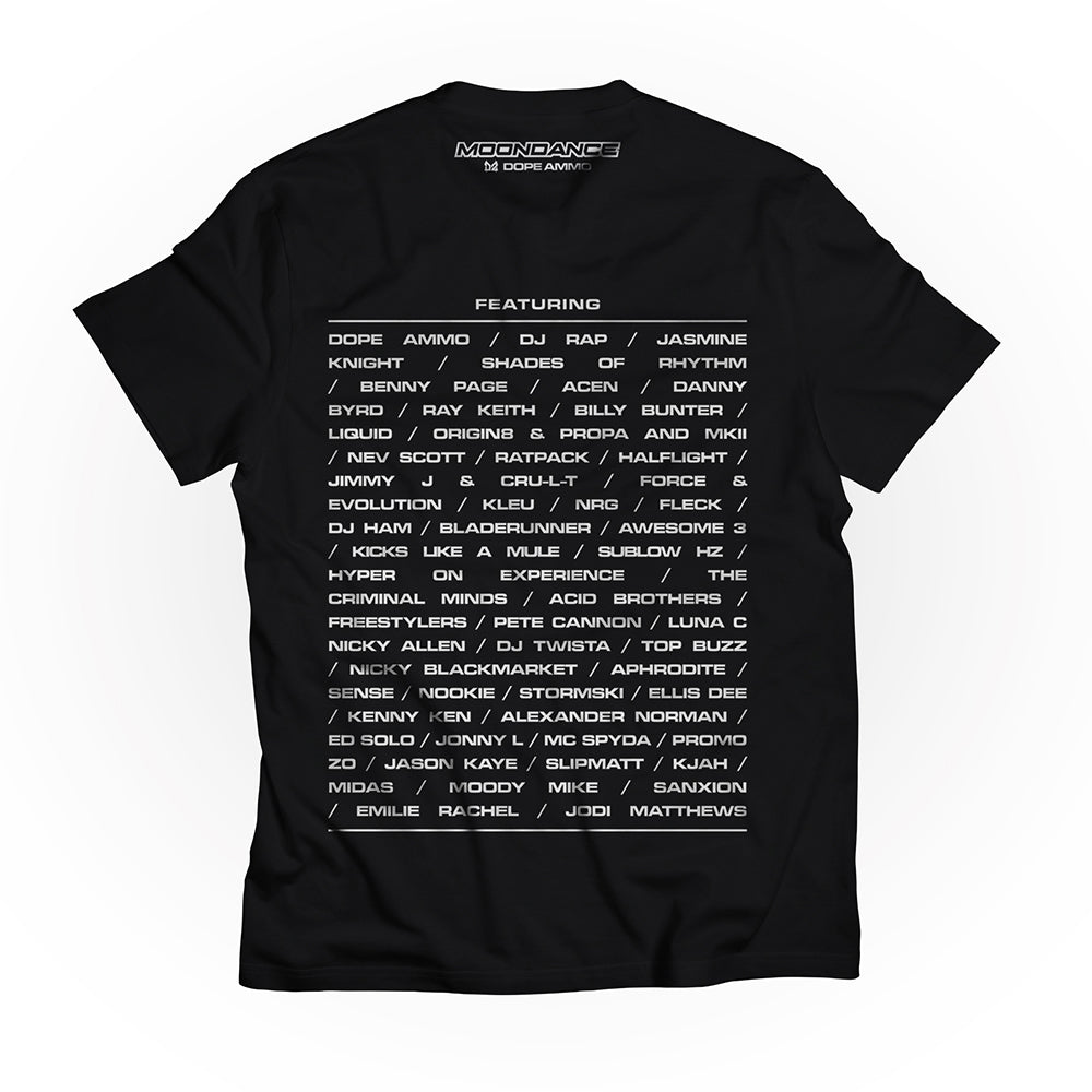 Moondance x Dope Ammo - TOGETHER 2022 - Tee BLACK